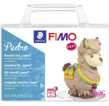 FIMO Soft Set dans une mallette lama pedro