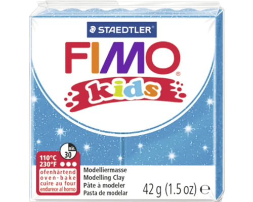FIMO Kids paillettes bleu 42 g