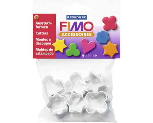 Emporte-pièces FIMO métal 6 pièces