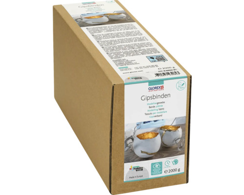 Gipsbinden Großpackung 2 kg 5 Rollen 5 m x 10 cm