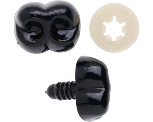 Bastel-Nase Kunststoff schwarz 20 mm