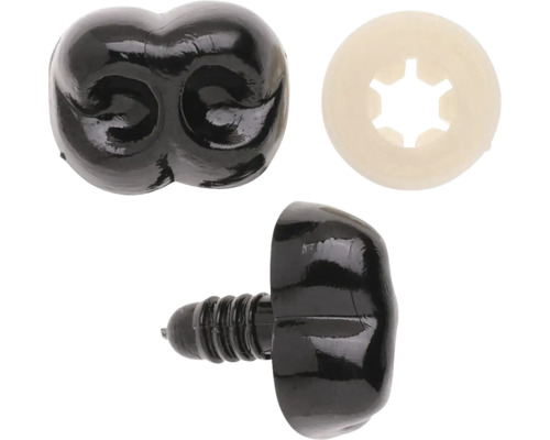 Bastel-Nase Kunststoff schwarz 15 mm