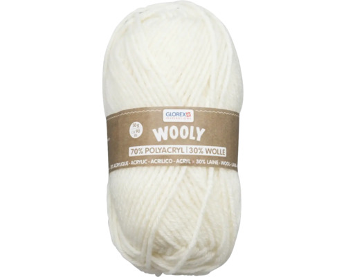 Wolle 70% Acryl/30% Wolle natur 50 g