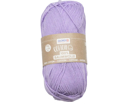 Laine 100 % coton violet 50 g - HORNBACH Luxembourg
