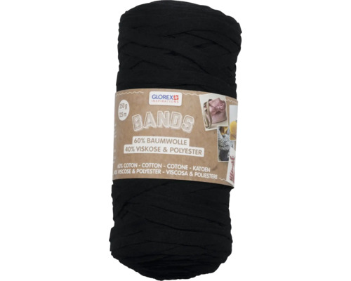 Makramee-Wolle schwarz 250 g