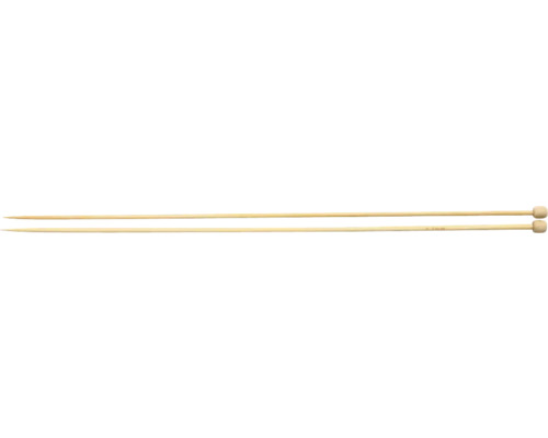 Aiguilles à tricoter en bambou 35 cm 3,5 mm