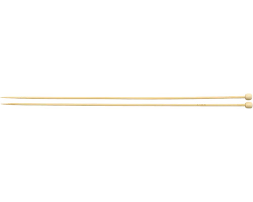 Aiguilles à tricoter en bambou 35 cm 4 mm