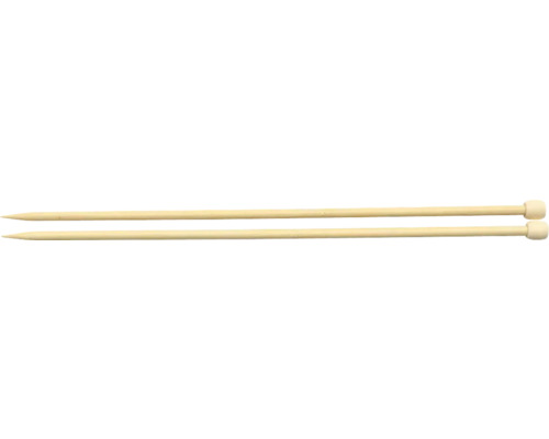 Aiguilles à tricoter en bambou 35 cm 7 mm
