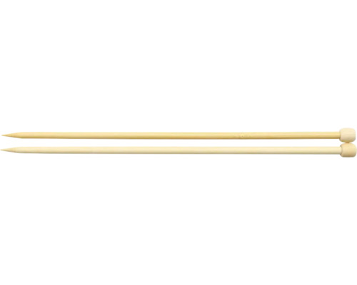 Aiguilles à tricoter en bambou 35 cm 8 mm