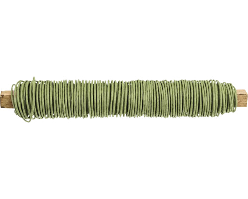 Bobine de fil de papier vert 0,8 mm 22 m