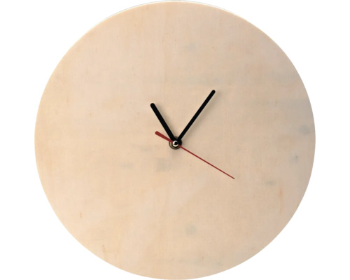 Horloge ronde en bois 30 cm
