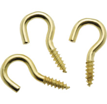 Drei Ringschrauben mit Gewinde