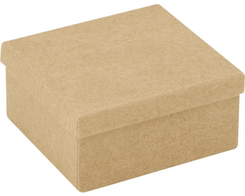 Boîte carrée en carton 10,2x10,2x5 cm