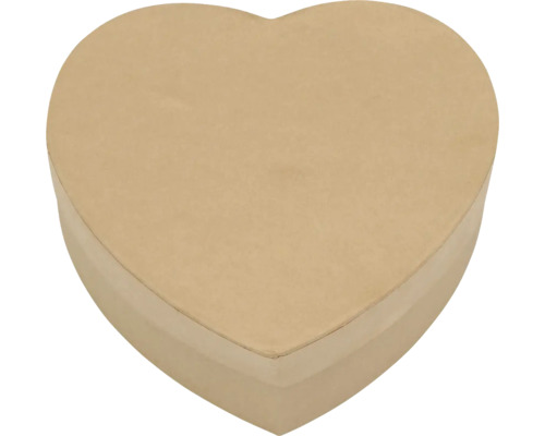 Boîte en carton en forme de coeur 14,5x14,8x5 cm