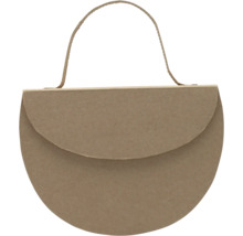 Sac décoratif en demi-cercle avec poignée pour bricoler et décorer