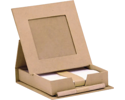 Boîte pour bloc-notes 11,5x11,5x3 cm