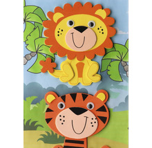 Dekorative Löwen- und Tigerfiguren zum Basteln und Dekorieren