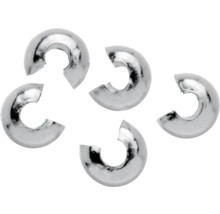 Kaschierperle silber 4 mm 30 Stück