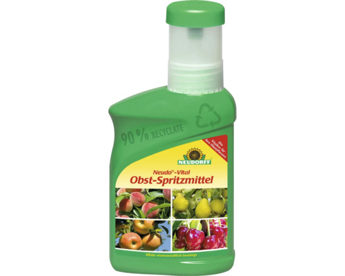 Spray pour arbres fruitiers Neudorff Neudo-Vital 250 ml Neudorff Obst-Spritzmittel dans une bouteille verte