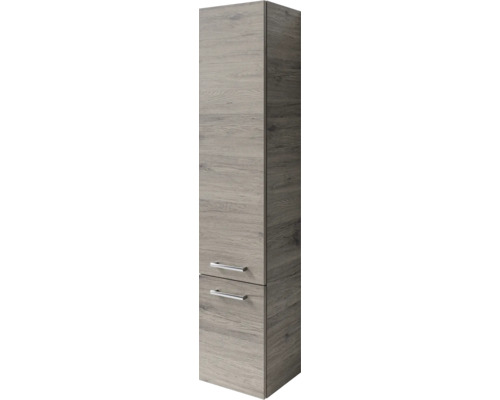 Armoire haute Pelipal Napoli, Cavallino, Milano couleur de façade chêne sanremo décor bois 35 x 169 x 35 cm