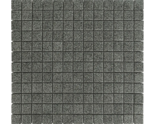 Mosaïque en céramique 32 x 29,5 cm gris mat