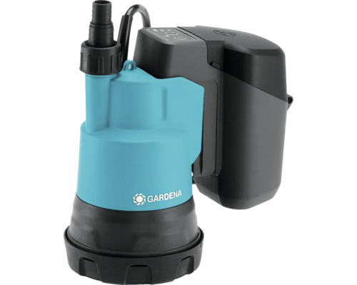 Pompe immergée pour eaux claires sans fil GARDENA 2000/2 18V ( Power for All ) avec batterie et chargeur