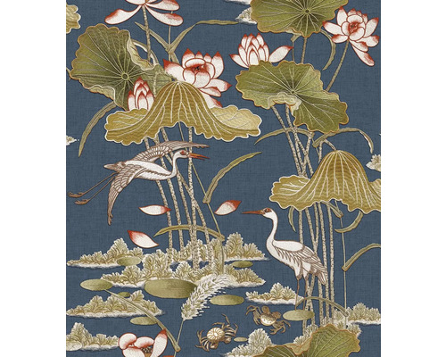 Vliestapete TP422705 Tapestry Seerosen braun beige