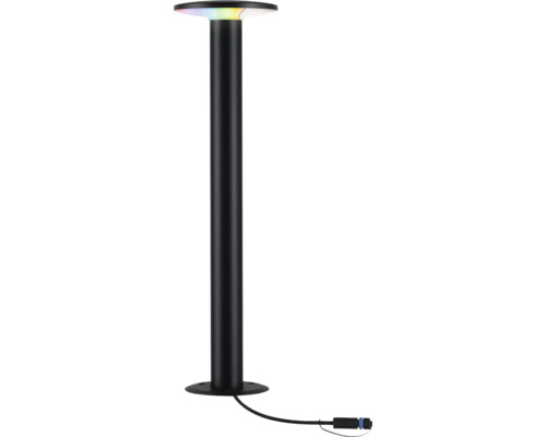 Paulmann Plug & Shine LED Pollerleuchte 5,5 W 200/420 lm 3000-6500 K H 60 cm RGBW Zigbee anthrazit 230/24 V - Kompatibel mit SMART HOME by hornbach Schwarze Gartenleuchte mit farbiger Beleuchtung