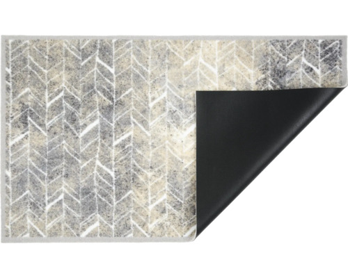 Fussmatte mit Pfeilmuster und rutschfester Rückseite