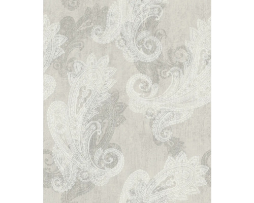 Vliestapete 746426 Indian Style Paisley grau Tapete mit Paisley-Muster