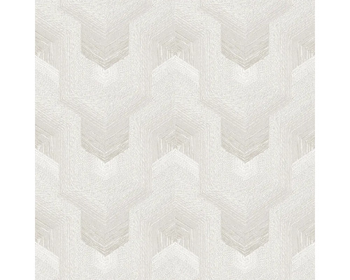 Papier peint intissé TP422911 Exclusive Threads géométrique beige Papier peint avec motif géométrique pour la décoration murale