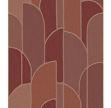 Papier peint avec formes géométriques et structure textile