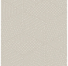 Papier peint texturé avec motif géométrique de cubes