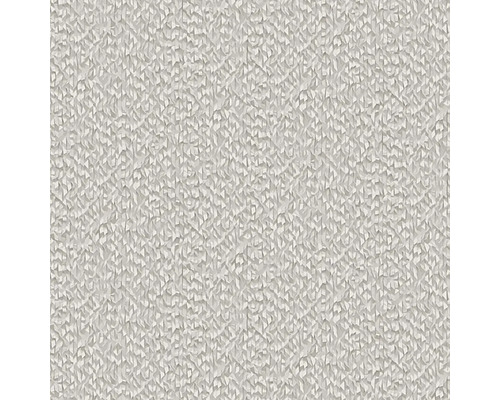 Papier peint intissé TP422963 Exclusive Threads aspect tissu gris Papier peint textile avec une structure irrégulière