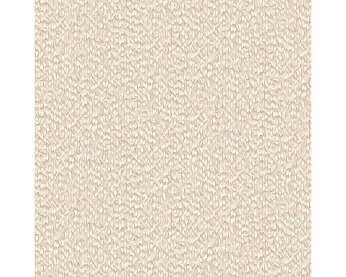 Papier peint intissé TP422964 Exclusive Threads aspect tissu bronze Gros plan d''un papier peint textile beige avec une fine structure