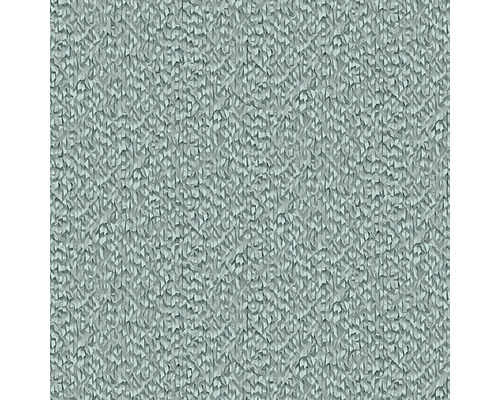 Papier peint intissé TP422968 Exclusive Threads aspect tissu bleu gris Gros plan d''une surface textile