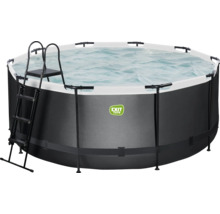 Piscine hors sol avec échelle et eau