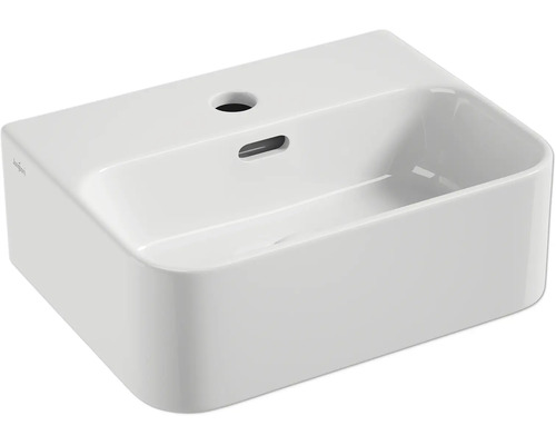 Lave-mains Lavabo à poser Jungborn THREE 39 x 30 cm blanc brillant