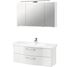 Waschtisch mit Unterschrank und Spiegelschrank für das Badezimmer