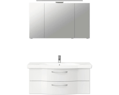 Waschtisch mit Unterschrank und Spiegelschrank für Badezimmer