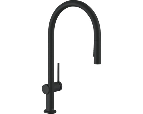 hansgrohe Küchenarmatur mit Handbrause TALIS M54 schwarz matt 72801670