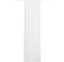 Store blanc avec bande de fronces