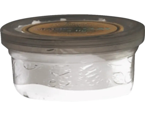 Magische Knete in einem durchsichtigen Behälter