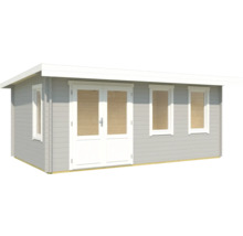 Gartenhaus aus Holz mit Doppeltür und Fenstern