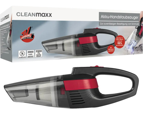 Clean Maxx Akku Handstaubsauger mit Verpackung