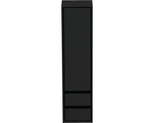 Hochschrank Sanox Loft BxHxT 40 x 160 x 35 cm links Frontfarbe schwarz matt