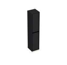 Hochschrank Sanox Loft BxHxT 40 x 170 x 35 cm links Frontfarbe schwarz matt