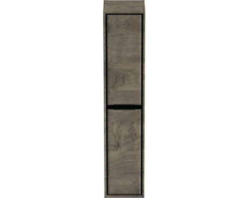 Armoire haute Sanox Loft lxhxp 40 x 170 x 35 cm gauche couleur de façade expresso Meuble de salle de bain couleur bois à deux portes