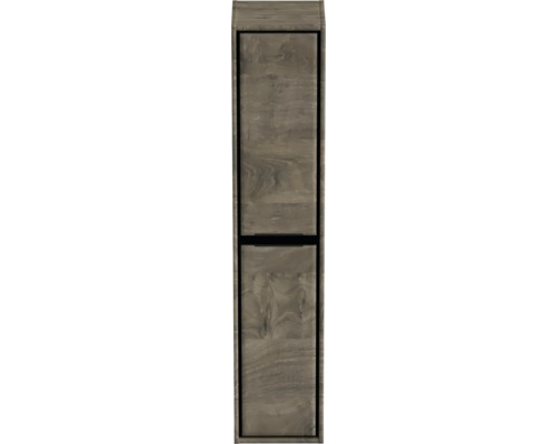 Armoire haute Sanox Loft lxhxp 40 x 170 x 35 cm droite couleur de façade expresso Armoire haute avec deux portes et aspect bois