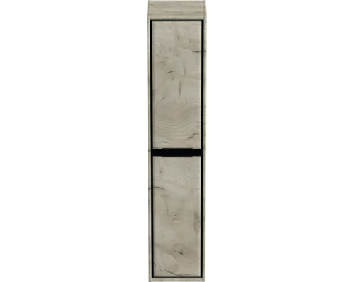 Armoire haute Sanox Loft lxhxp 40 x 170 x 35 cm droite couleur de façade craft oak Armoire en bois à deux portes